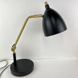 Welldone Model HW-T3047E Desk Task Lamp With Brass Adjustable Arm